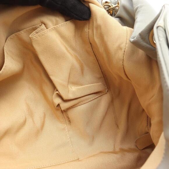 CHANEL Gray Leather Shoulder Bag - Picture 7 of 11